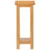vidaXL Side Table 27x24x55 cm Solid Oak Wood - Image 4