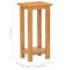 vidaXL Side Table 27x24x55 cm Solid Oak Wood - Image 7