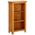 vidaXL Bookcase 45x22.5x82 cm Solid Oak Wood