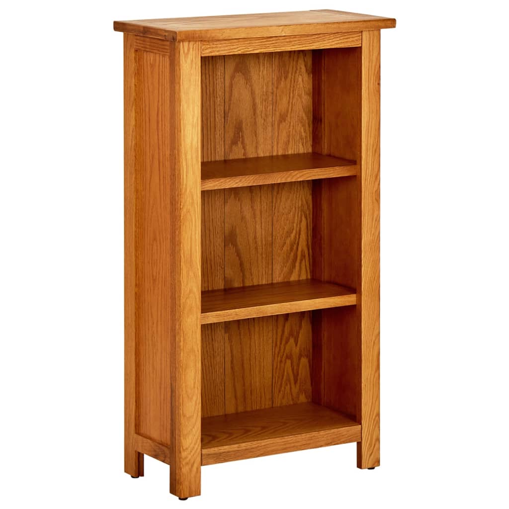 8720286006887_a_en_hd_1 vidaXL Bookcase 45x22.5x82 cm Solid Oak Wood - Image 1