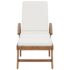 vidaXL Sun Loungers with Cushions 2 pcs Solid Teak Wood Cream - Image 3
