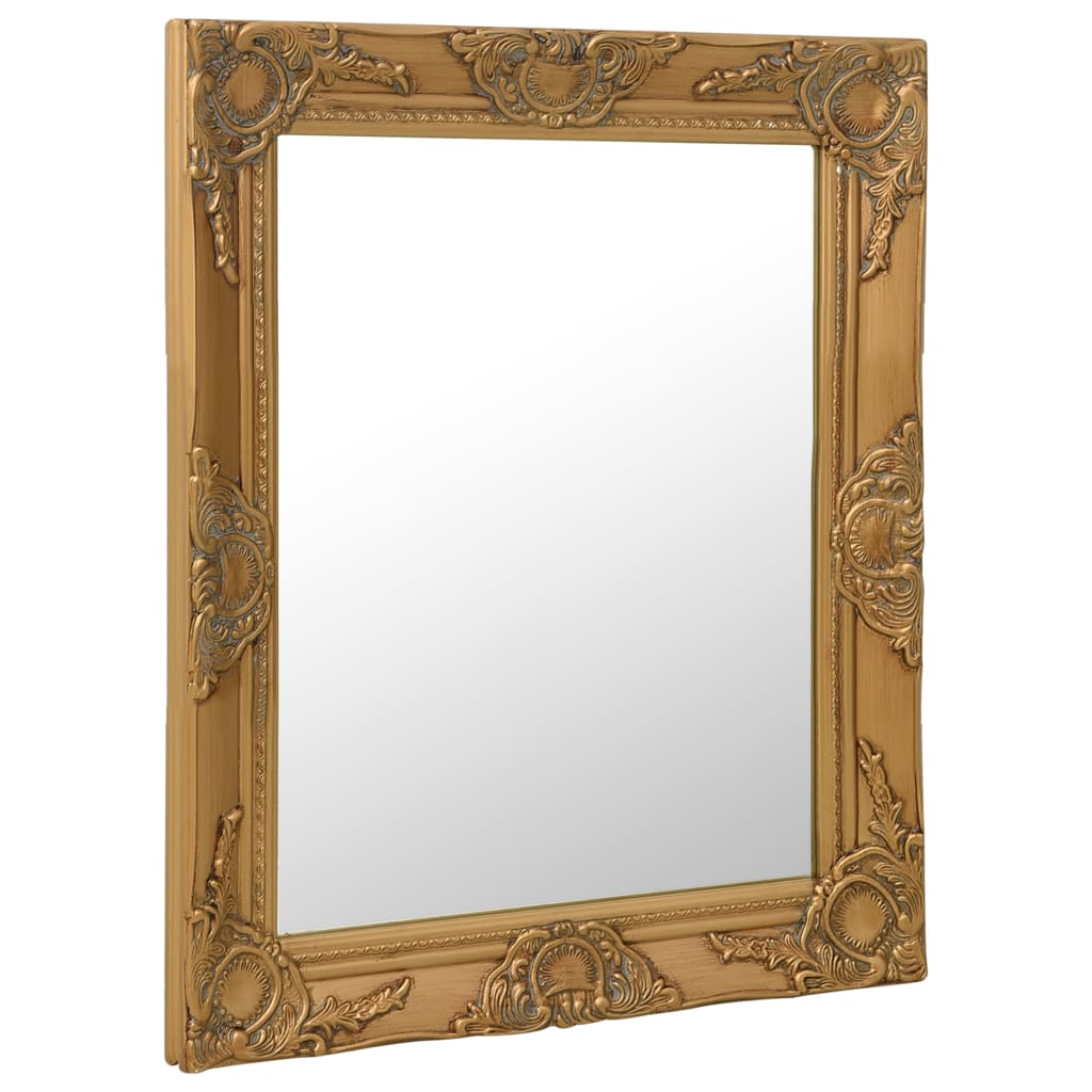 8720286009352_g_en_hd_1 vidaXL Wall Mirror Baroque Style 50x60 cm Gold - Image 2