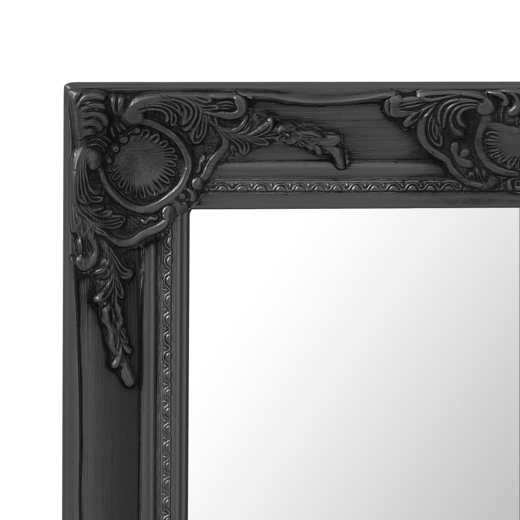 8720286009376_g_en_hd_3 vidaXL Wall Mirror Baroque Style 50x60 cm Black - Image 4