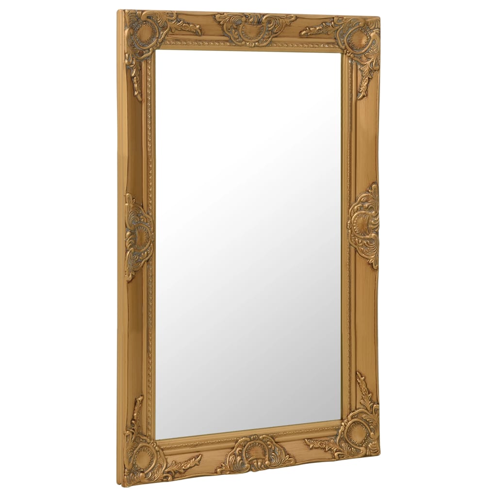 8720286009390_g_en_hd_1 vidaXL Wall Mirror Baroque Style 50x80 cm Gold - Image 2