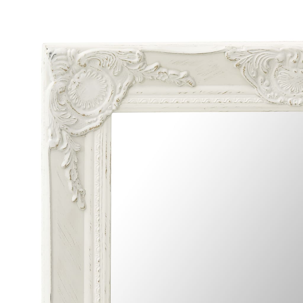8720286009468_g_en_hd_3 vidaXL Wall Mirror Baroque Style 60x40 cm White - Image 4