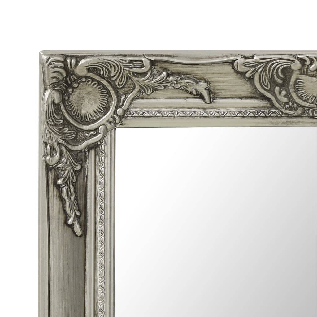 8720286009482_g_en_hd_3 vidaXL Wall Mirror Baroque Style 60x40 cm Silver - Image 4