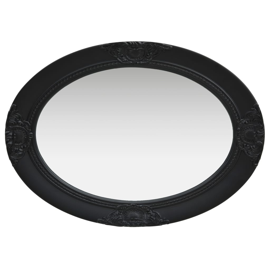8720286009734_g_en_hd_2 vidaXL Wall Mirror Baroque Style 50x70 cm Black - Image 3