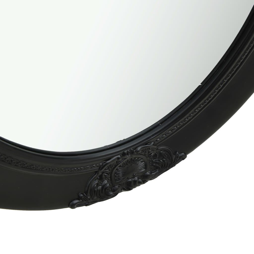 8720286009734_g_en_hd_4 vidaXL Wall Mirror Baroque Style 50x70 cm Black - Image 5
