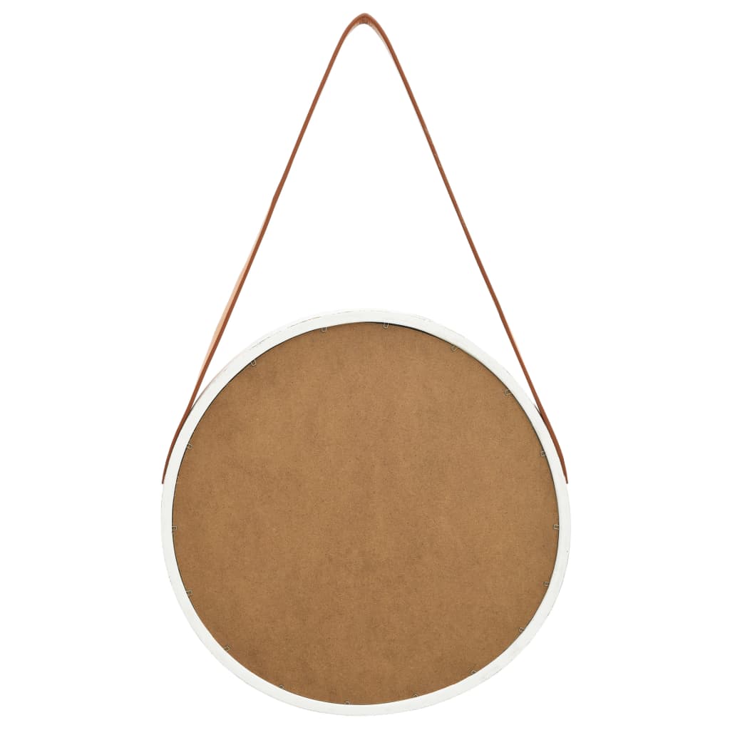 8720286009789_g_en_hd_4 vidaXL Wall Mirror with Strap 40 cm White - Image 5