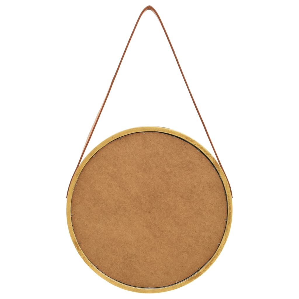 8720286009796_g_en_hd_4 vidaXL Wall Mirror with Strap 40 cm Gold - Image 5