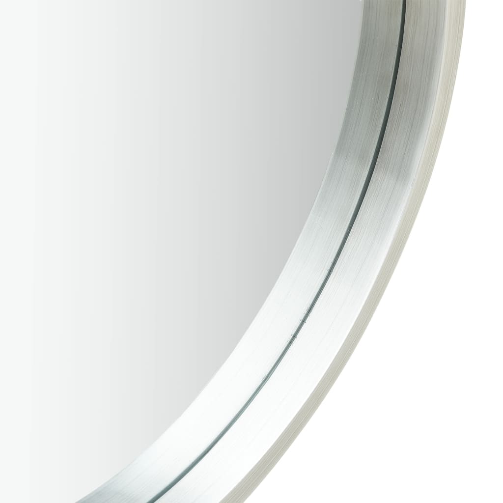 8720286009888_g_en_hd_3 vidaXL Wall Mirror with Strap 60 cm Silver - Image 4