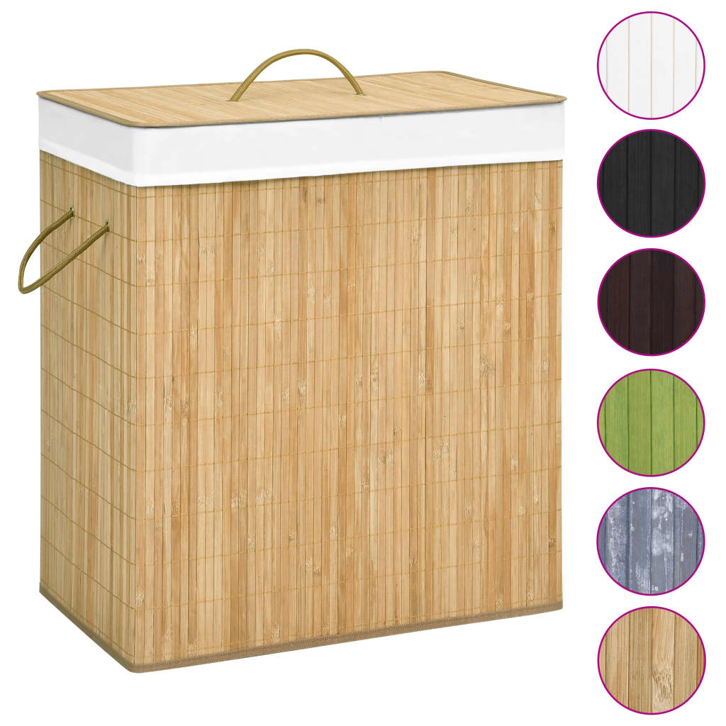 8720286010617_g_en_hd_1 vidaXL Bamboo Laundry Basket with 2 Sections 100 L - Image 2