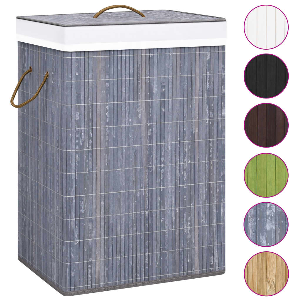 8720286010624_g_en_hd_1 vidaXL Bamboo Laundry Basket with 2 Sections Grey 72 L - Image 2