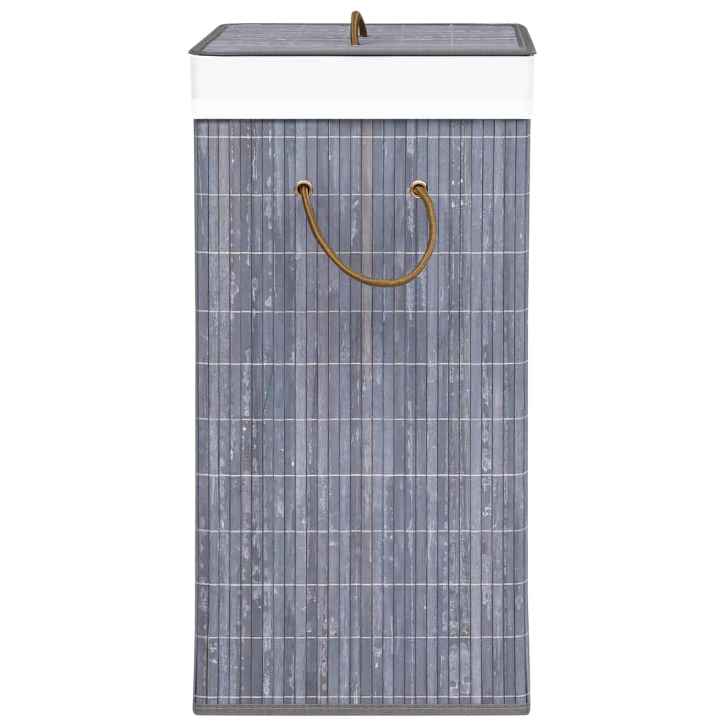 8720286010624_g_en_hd_4 vidaXL Bamboo Laundry Basket with 2 Sections Grey 72 L - Image 5