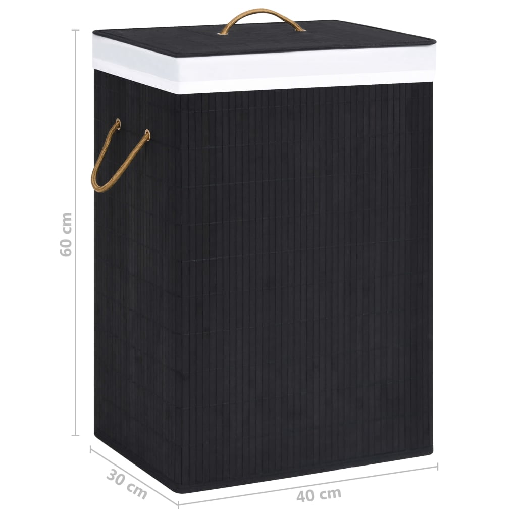 8720286010662_g_en_hd_8 vidaXL Bamboo Laundry Basket with 2 Sections Black 72 L - Image 9