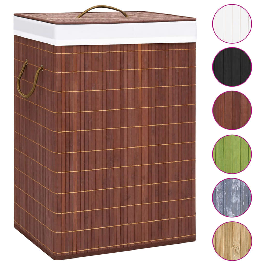 8720286010686_g_en_hd_1 vidaXL Bamboo Laundry Basket with 2 Sections Brown 72 L - Image 2