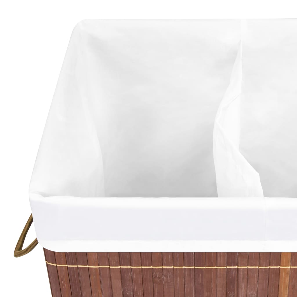 8720286010686_g_en_hd_6 vidaXL Bamboo Laundry Basket with 2 Sections Brown 72 L - Image 7