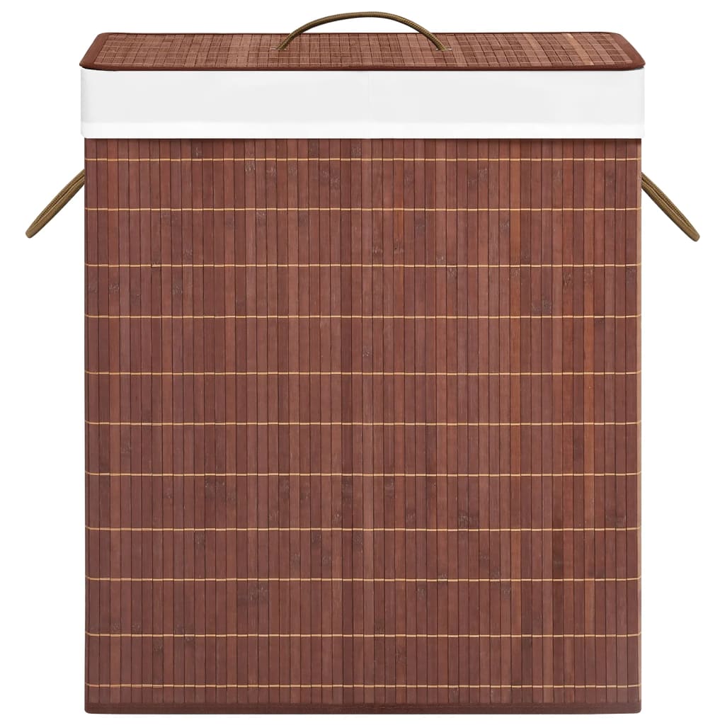 8720286010693_g_en_hd_3 vidaXL Bamboo Laundry Basket with 2 Sections Brown 100 L - Image 4