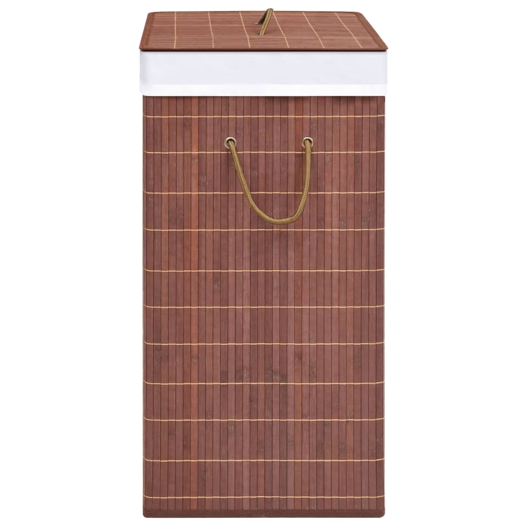 8720286010693_g_en_hd_4 vidaXL Bamboo Laundry Basket with 2 Sections Brown 100 L - Image 5