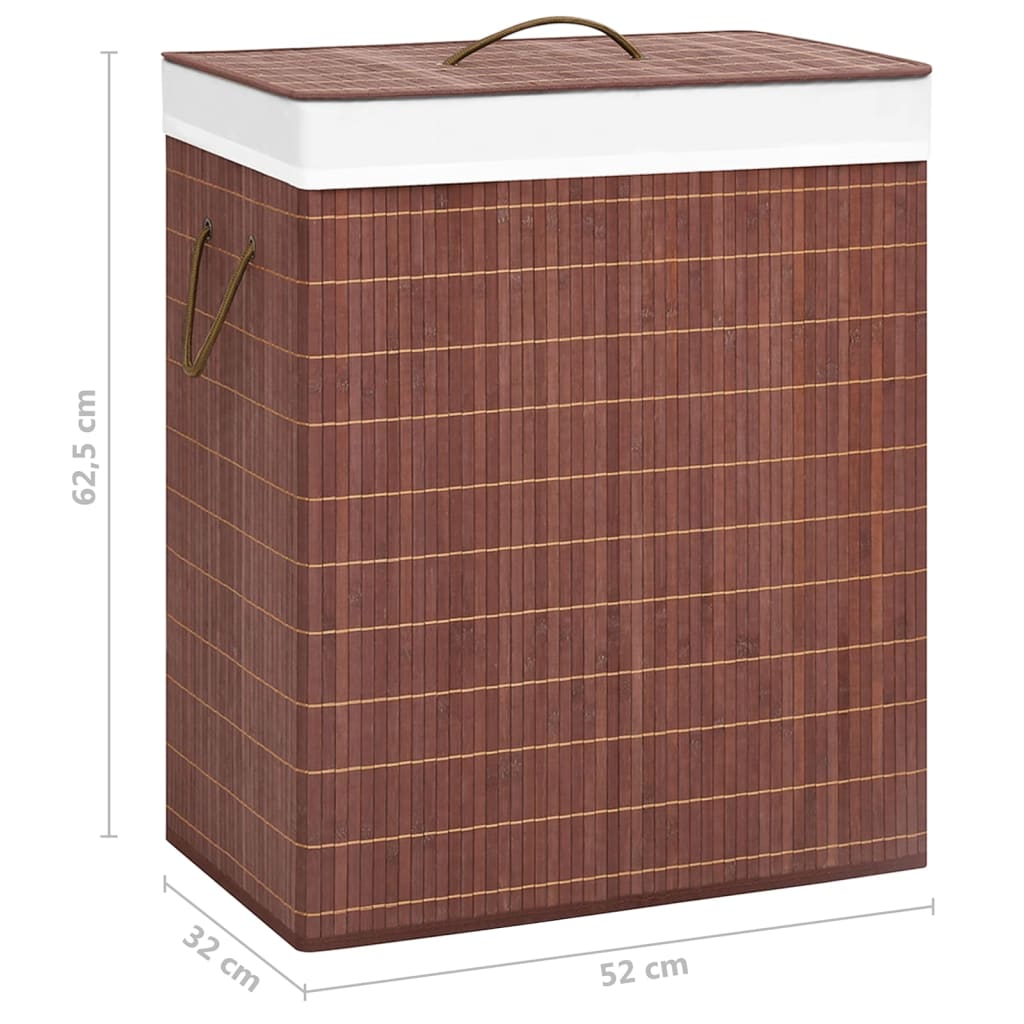 8720286010693_g_en_hd_8 vidaXL Bamboo Laundry Basket with 2 Sections Brown 100 L - Image 9