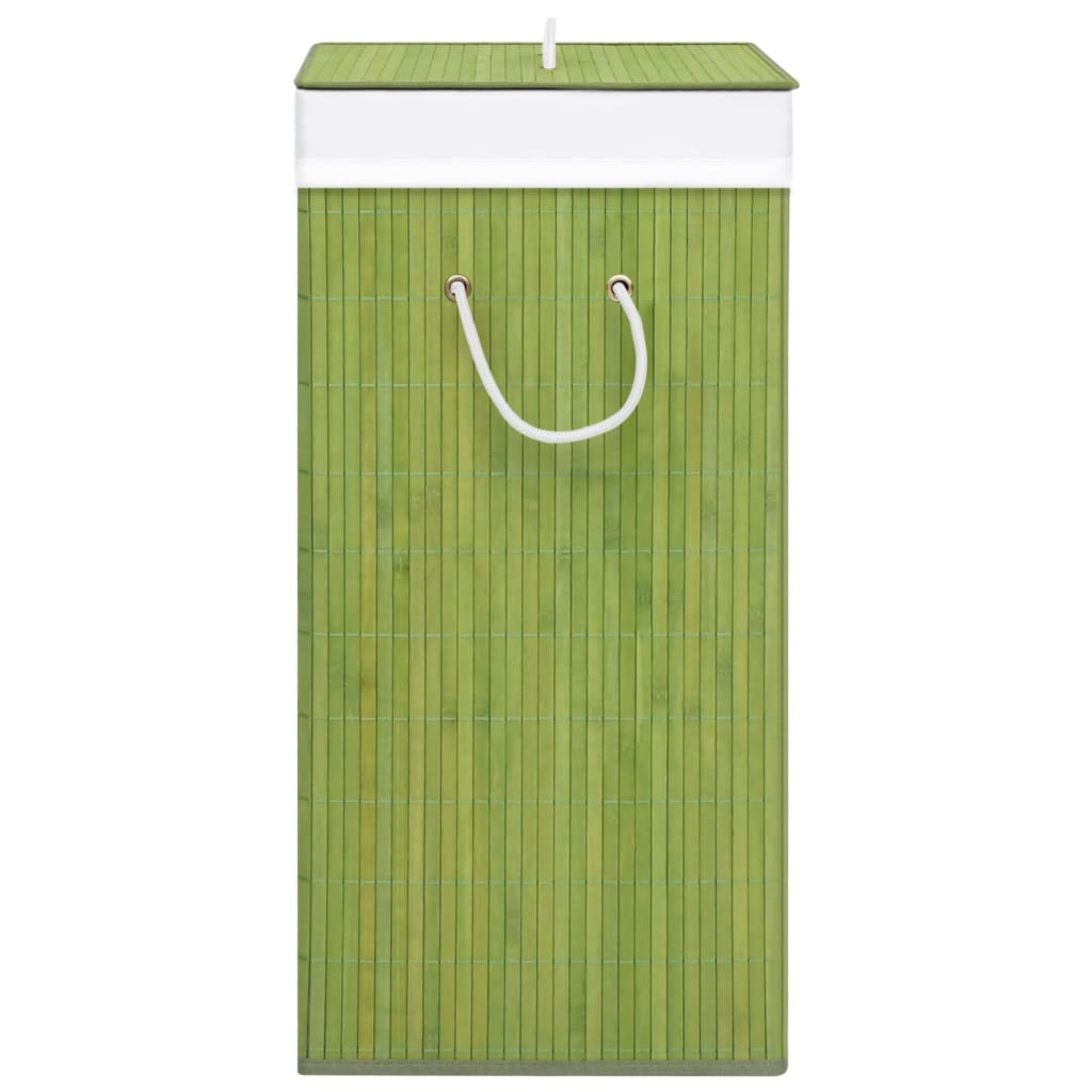 8720286010709_g_en_hd_4 vidaXL Bamboo Laundry Basket with 2 Sections Green 72 L - Image 5