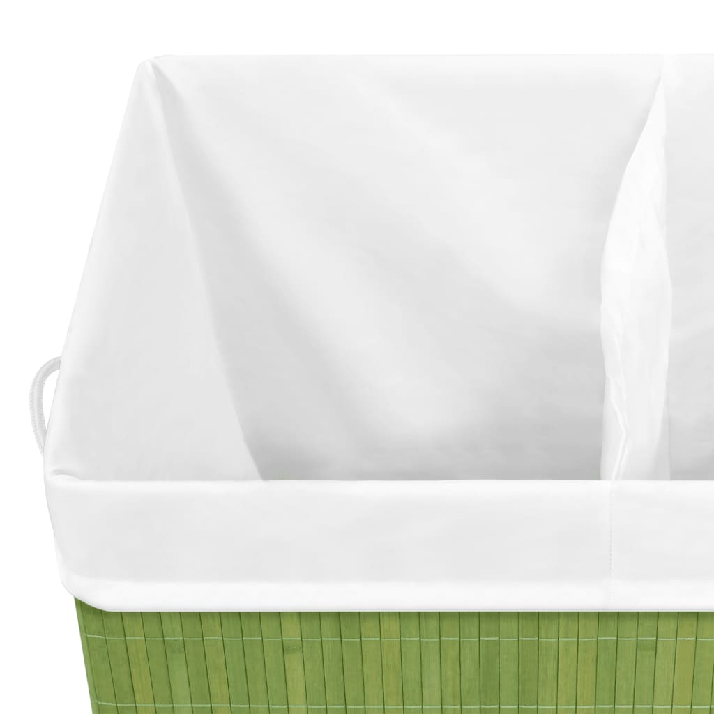 8720286010716_g_en_hd_6 vidaXL Bamboo Laundry Basket with 2 Sections Green 100 L - Image 7