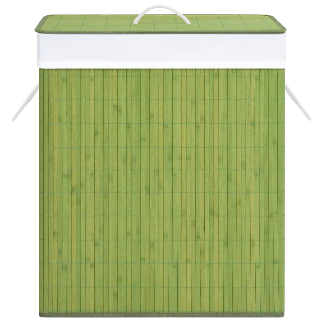 8720286010754_g_en_hd_2 vidaXL Bamboo Laundry Basket with Single Section Green 83 L - Image 3
