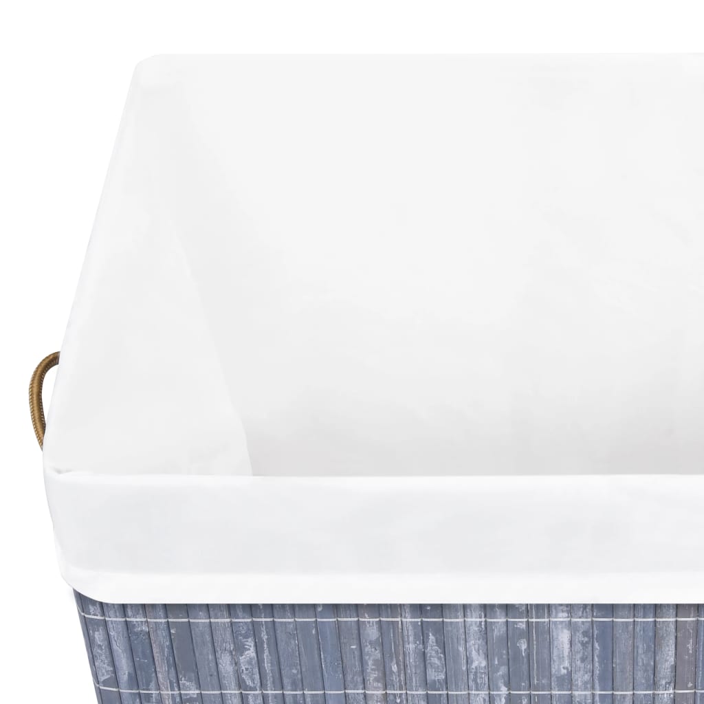 8720286010778_g_en_hd_6 vidaXL Bamboo Laundry Basket with Single Section Grey 83 L - Image 7