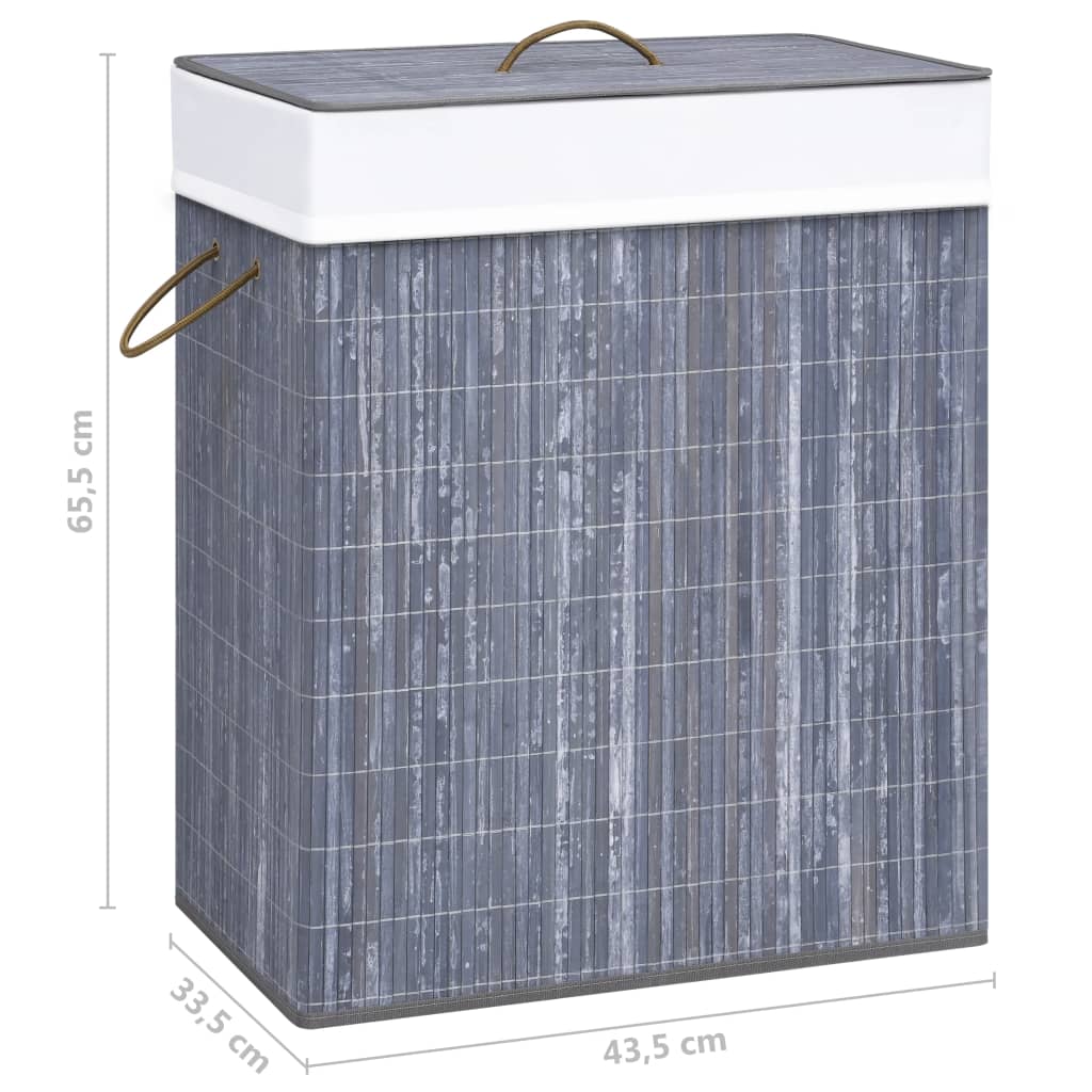 8720286010778_g_en_hd_8 vidaXL Bamboo Laundry Basket with Single Section Grey 83 L - Image 9