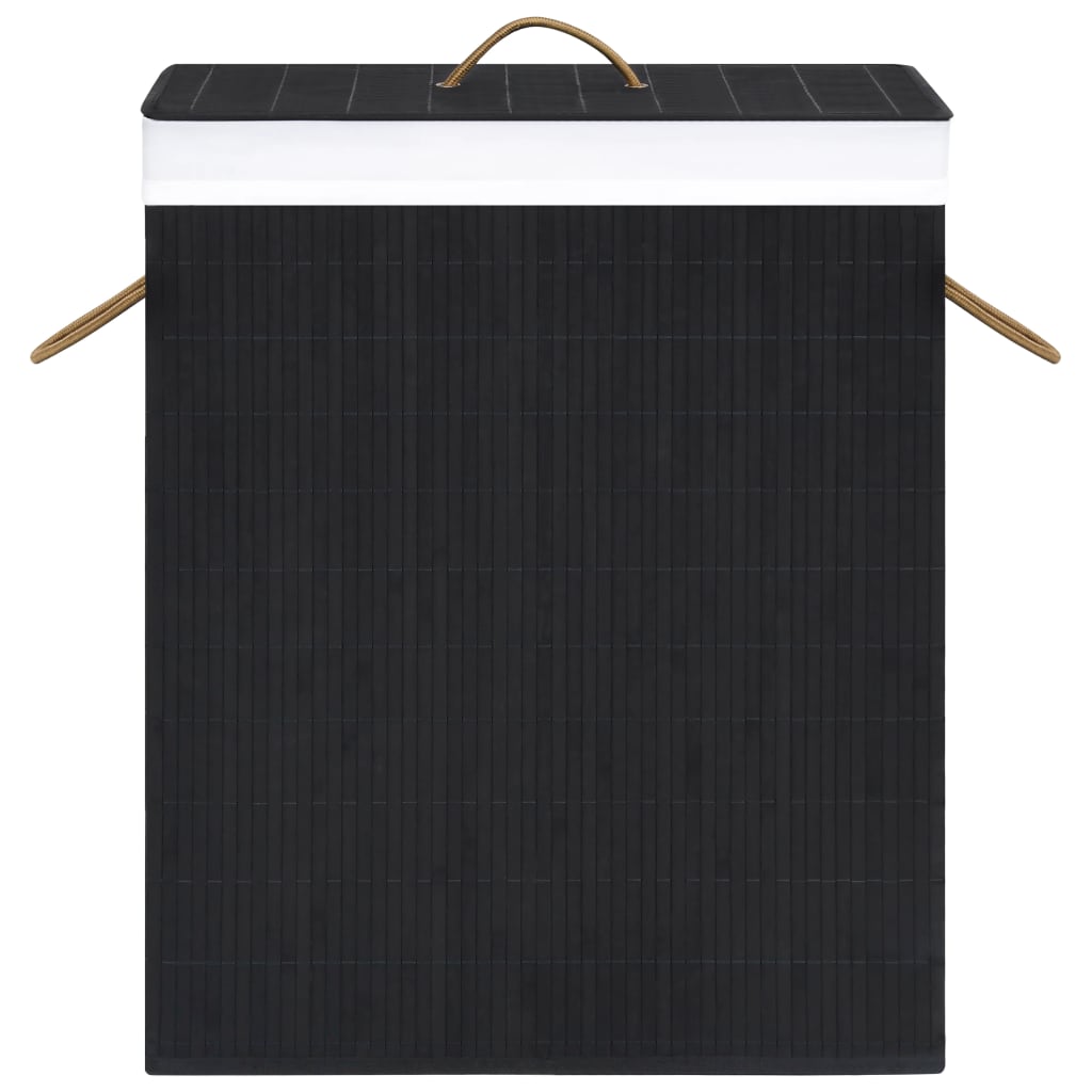 8720286010792_g_en_hd_3 vidaXL Bamboo Laundry Basket with Single Section Black 83 L - Image 4