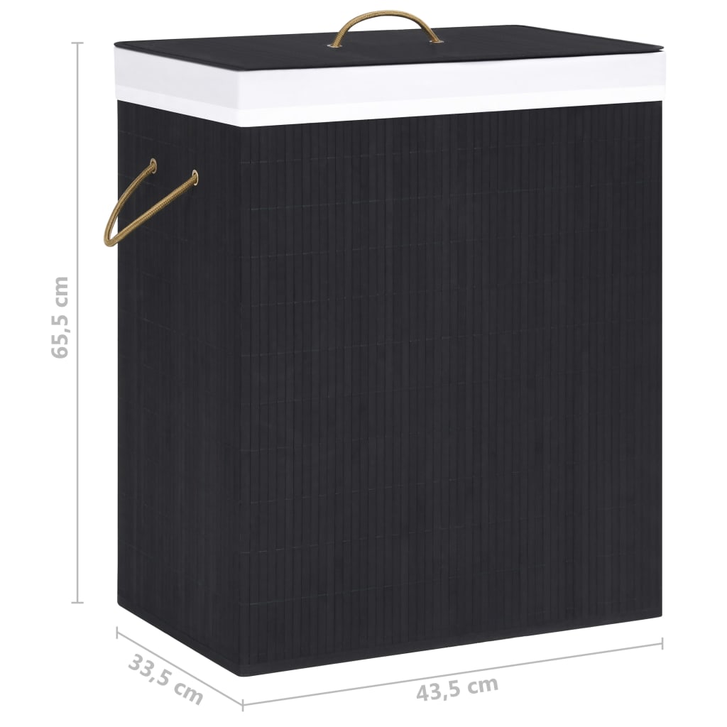 8720286010792_g_en_hd_8 vidaXL Bamboo Laundry Basket with Single Section Black 83 L - Image 9