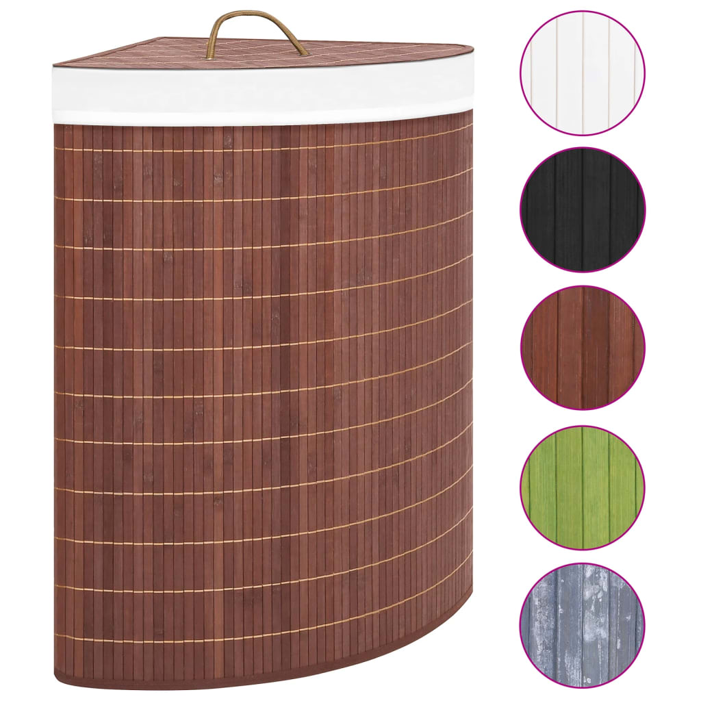 8720286010815_g_en_hd_1 vidaXL Bamboo Corner Laundry Basket Brown 60 L - Image 2
