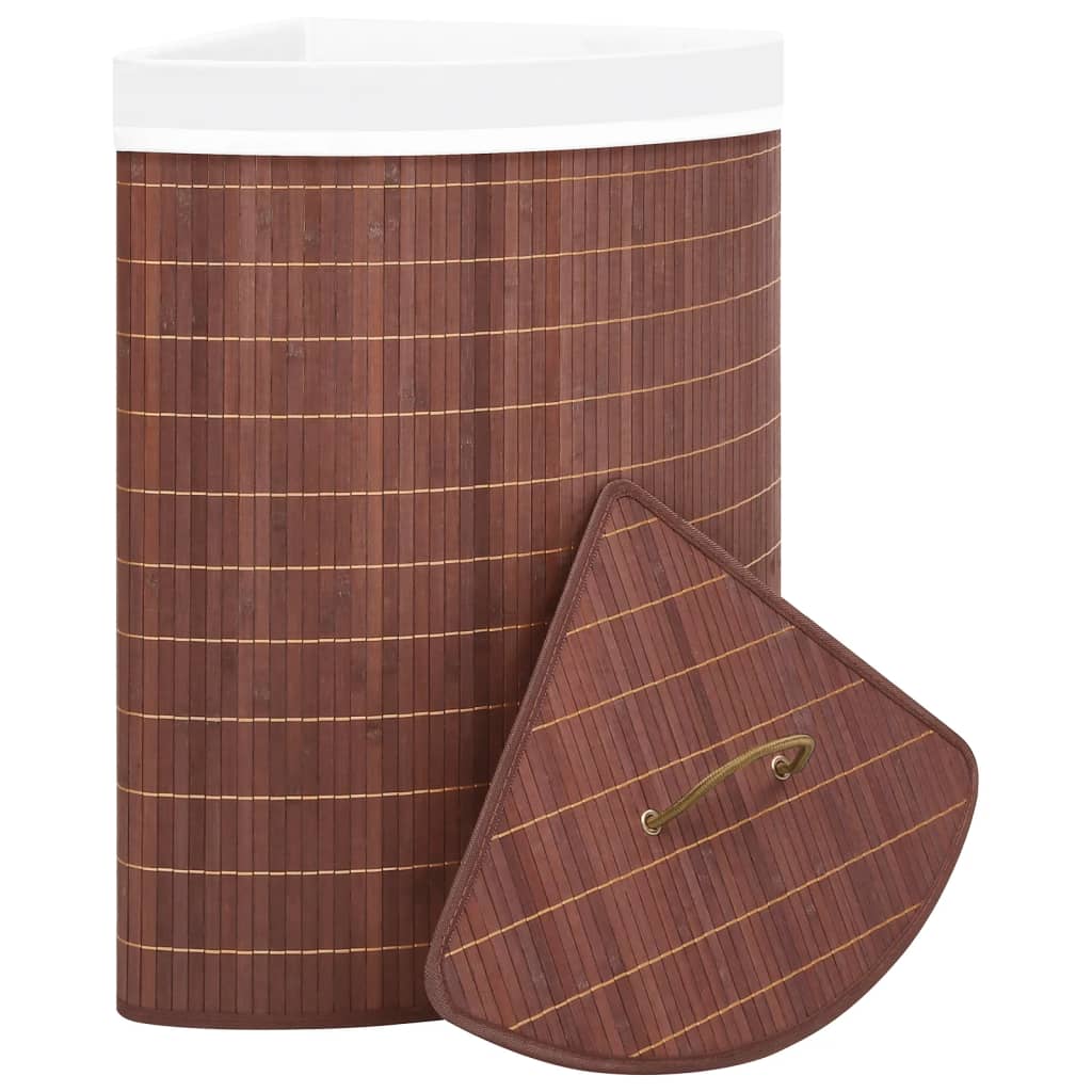 8720286010815_g_en_hd_3 vidaXL Bamboo Corner Laundry Basket Brown 60 L - Image 4