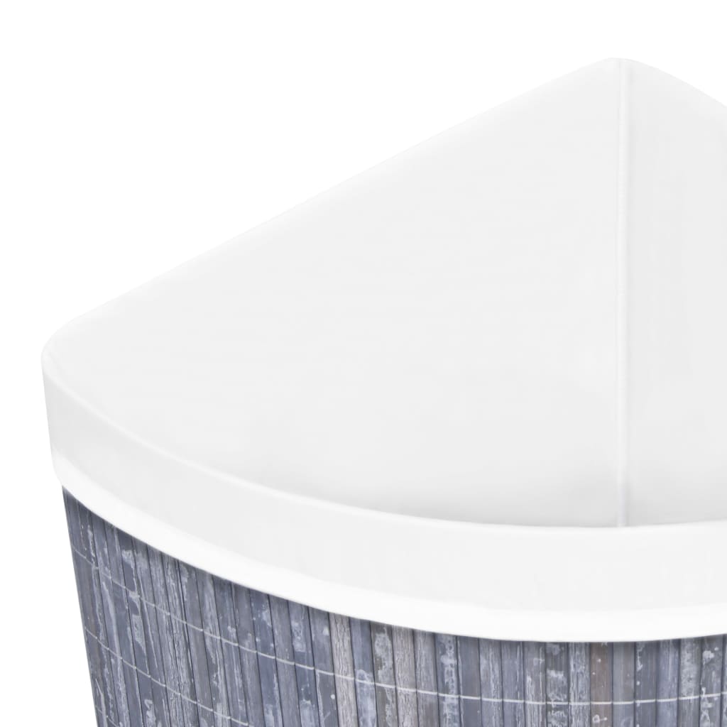 8720286010822_g_en_hd_5 vidaXL Bamboo Corner Laundry Basket Grey 60 L - Image 6