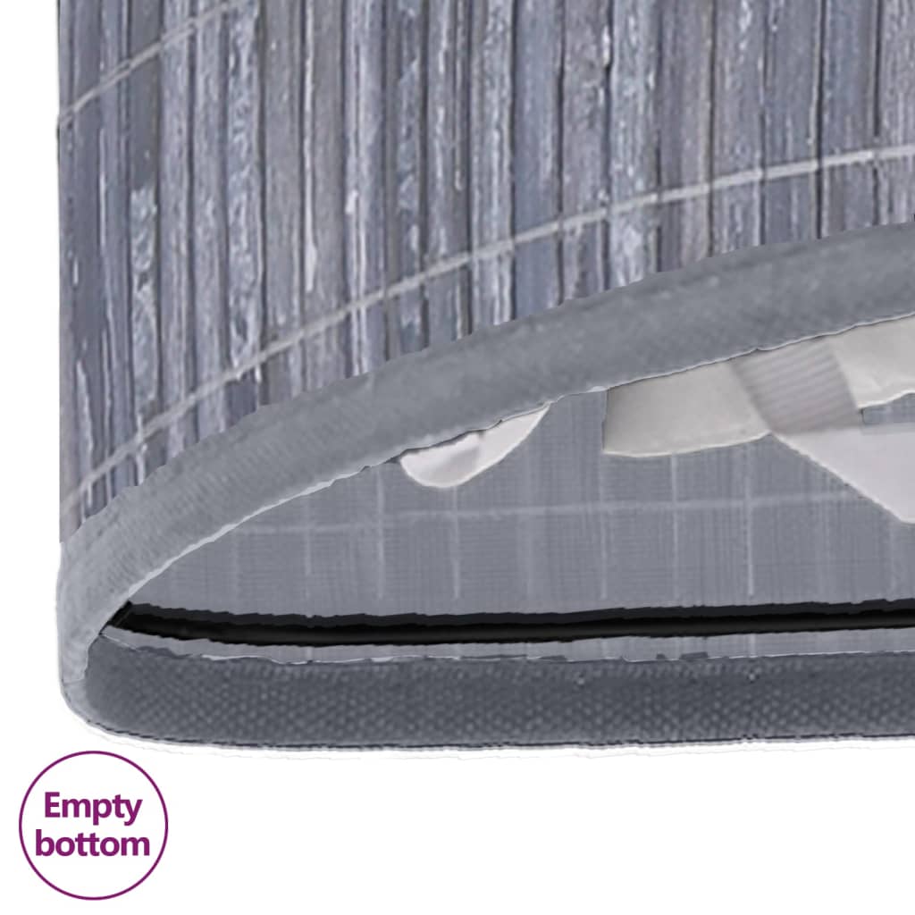 8720286010822_g_en_hd_7 vidaXL Bamboo Corner Laundry Basket Grey 60 L - Image 8