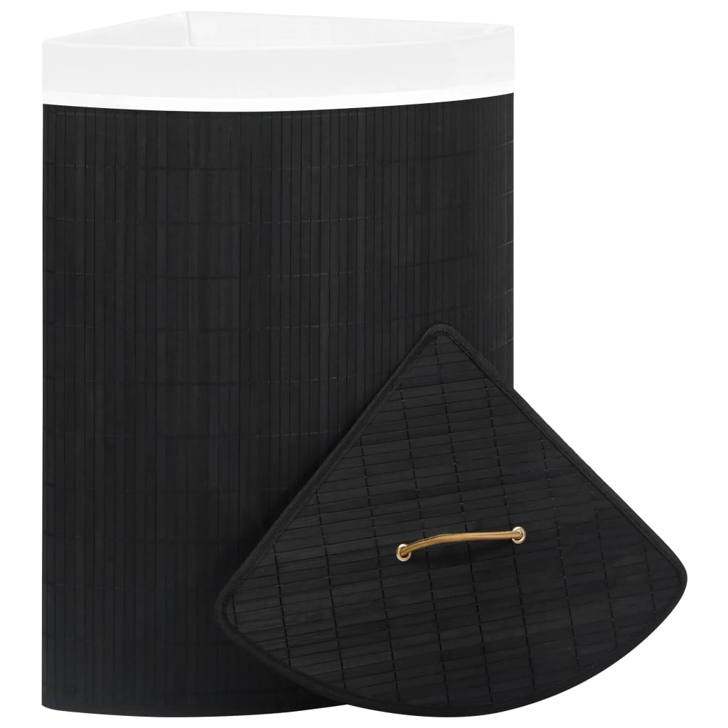 8720286010839_g_en_hd_2 vidaXL Bamboo Corner Laundry Basket Black 60 L - Image 3