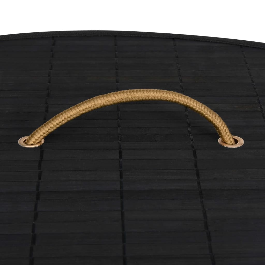 8720286010839_g_en_hd_6 vidaXL Bamboo Corner Laundry Basket Black 60 L - Image 7