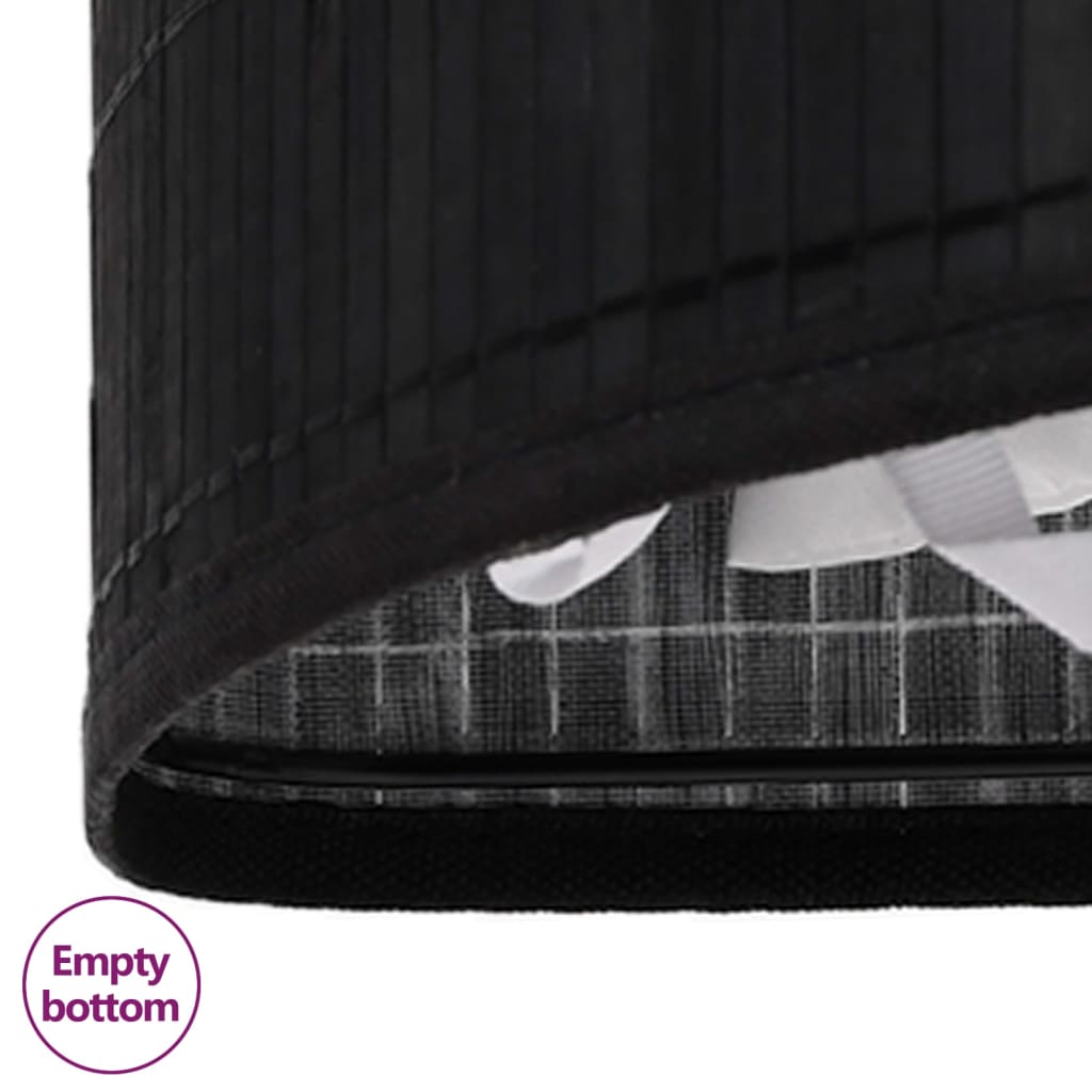 8720286010839_g_en_hd_7 vidaXL Bamboo Corner Laundry Basket Black 60 L - Image 8