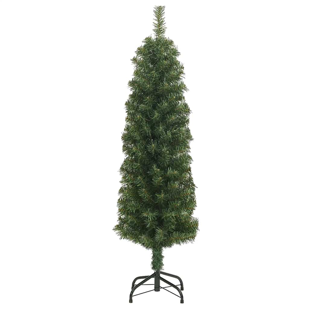 8720286011485_g_en_hd_2 vidaXL Slim Artificial Christmas Tree with Stand Green 150 cm PVC - Image 3