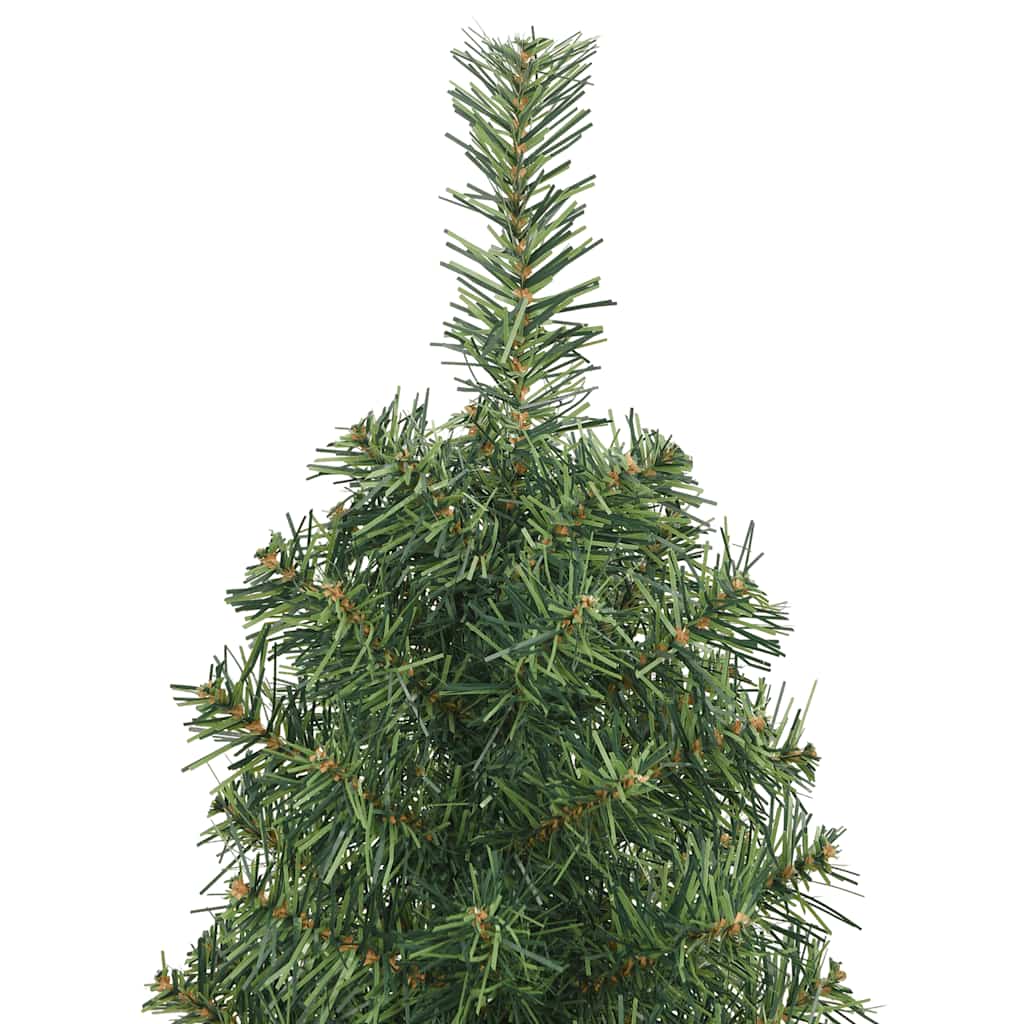 8720286011485_g_en_hd_3 vidaXL Slim Artificial Christmas Tree with Stand Green 150 cm PVC - Image 4