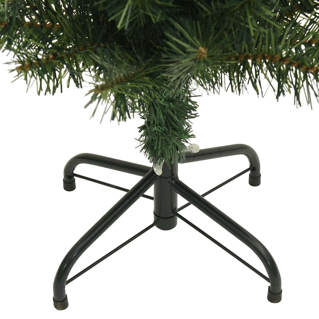 8720286011485_g_en_hd_5 vidaXL Slim Artificial Christmas Tree with Stand Green 150 cm PVC - Image 6