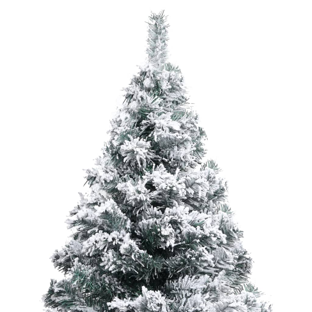 8720286011621_g_en_hd_2 vidaXL Artificial Christmas Tree with Flocked Snow Green 150 m PVC - Image 3