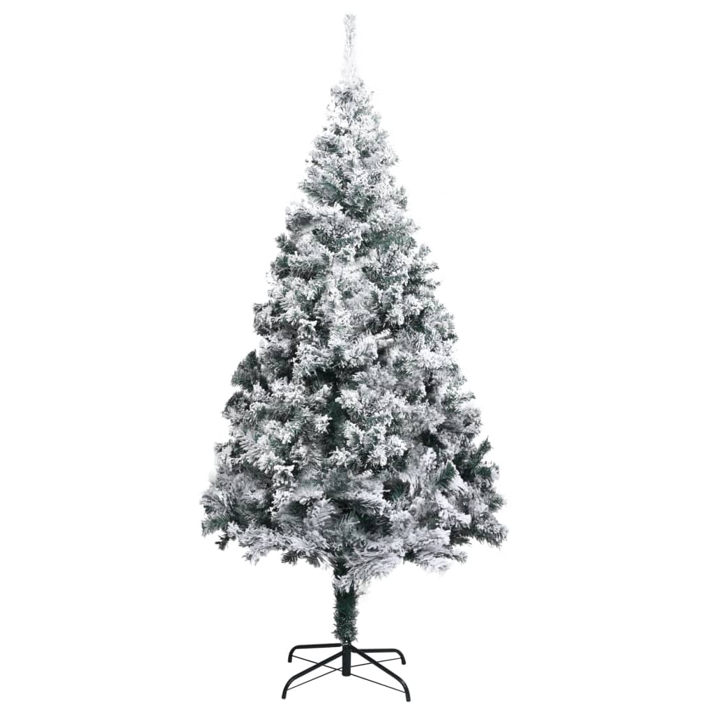 8720286011652_g_en_hd_1 vidaXL Artificial Christmas Tree with Flocked Snow Green 240 cm PVC - Image 2