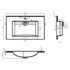 vidaXL Built-in Wash Basin 750x460x130 mm SMC White - Image 8