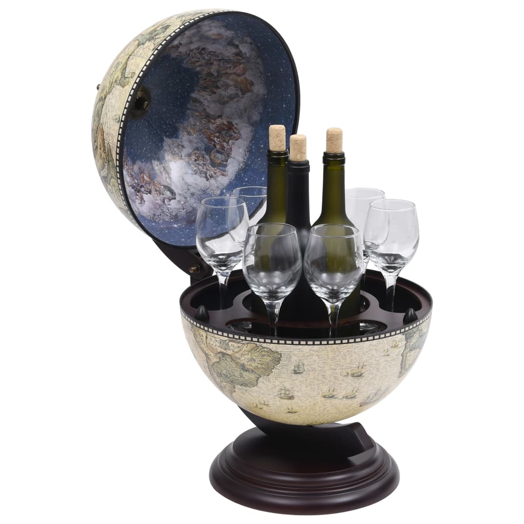8720286014332_g_en_hd_2 vidaXL Tabletop Globe Bar Wine Stand Eucalyptus Wood Green - Image 3