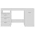 vidaXL Desk White 140x50x76 cm Engineered Wood - Image 5