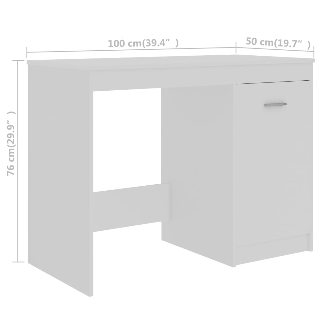 8720286014363_g_en_hd_7 vidaXL Desk White 140x50x76 cm Engineered Wood - Image 10