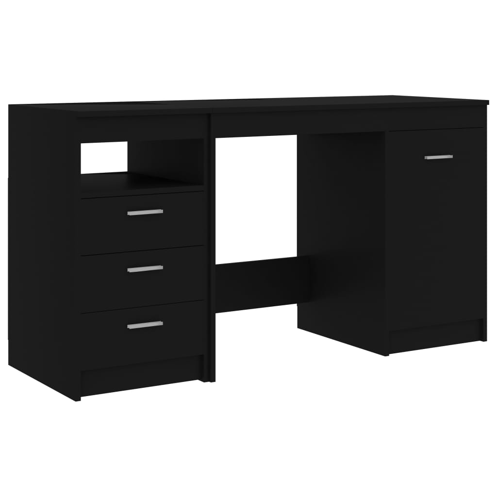 8720286014370_a_en_hd_1 vidaXL Desk Black 140x50x76 cm Engineered Wood - Image 2