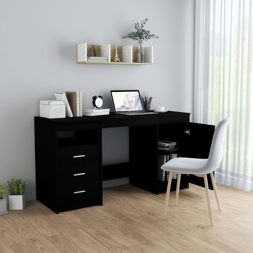 8720286014370_g_en_hd_1 vidaXL Desk Black 140x50x76 cm Engineered Wood - Image 4