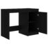 vidaXL Desk Black 140x50x76 cm Engineered Wood - Image 7